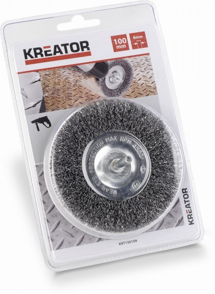 Kreator KRT150109 - Brusný ocelový kartáč 10mm