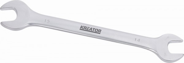 Kreator KRT501005 - Oboustranný klíč otevřený 14x15 -175mm
