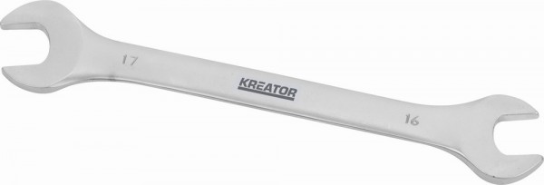 Kreator KRT501006 - Oboustranný klíč otevřený 16x17 -190mm