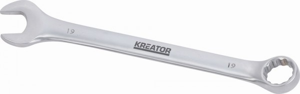Kreator KRT501214 - Oboustranný klíč očko/otevřený 19 - 225mm
