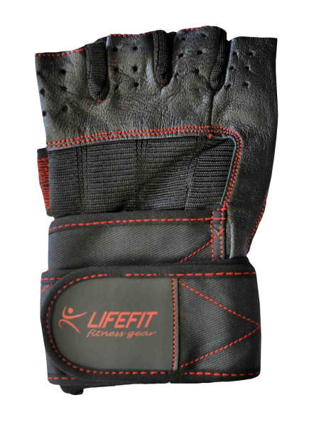Fitness rukavice LIFEFIT TOP, vel. XL, černé