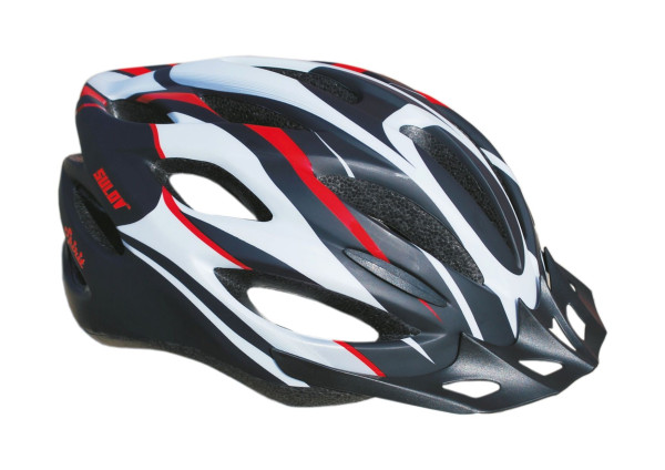 Cyklo helma SULOV SPIRIT, vel. L, černo-červená polomat