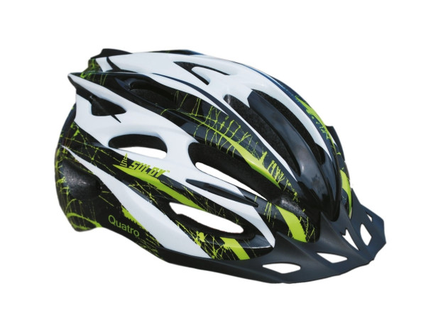 Cyklo helma SULOV QUATRO, vel. L, černo-zelená