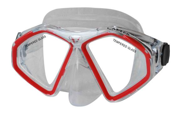 Potápěčská maska CALTER SENIOR 283S, červená