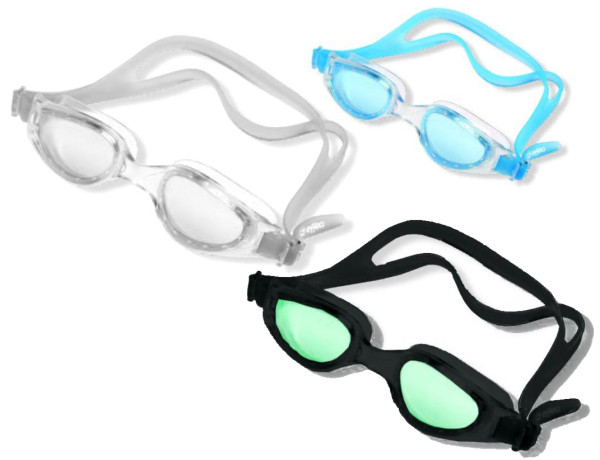 KUBIsport 05-P2628K Závodní plavecké brýle Effea s velkými zorníky