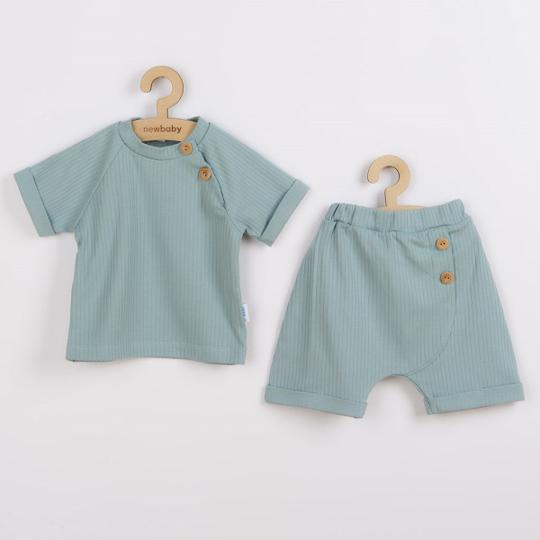 Kojenecká letní souprava tričko a kraťásky New Baby Practical 56 (0-3m)