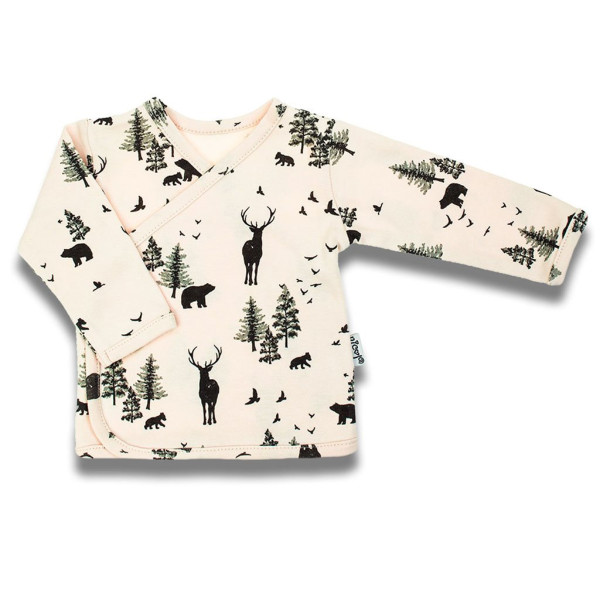 Kojenecká bavlněná košilka Nicol Bambi 56 (0-3m)