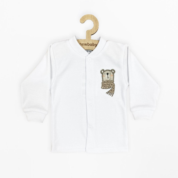 Kojenecký bavlněný kabátek New Baby Polar Bear 74 (6-9m)
