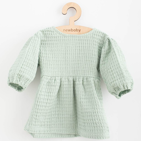 Kojenecké mušelínové šaty New Baby Comfort clothes šalvějová 68 (4-6m)
