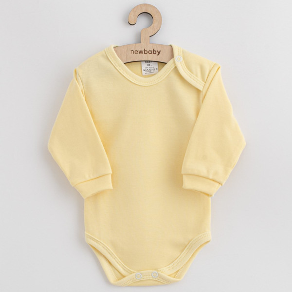 Kojenecké bavlněné body New Baby Casually dressed žlutá 74 (6-9m)