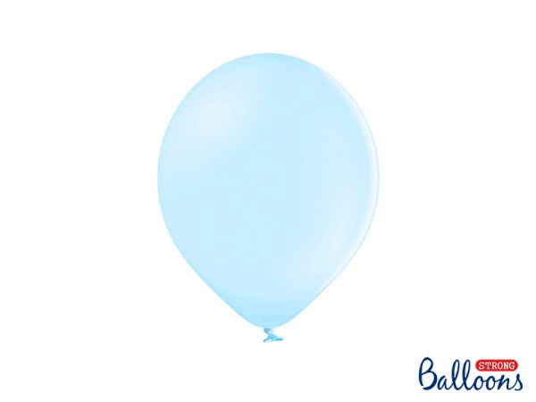 Balónky pastelové světle modré, 27 cm