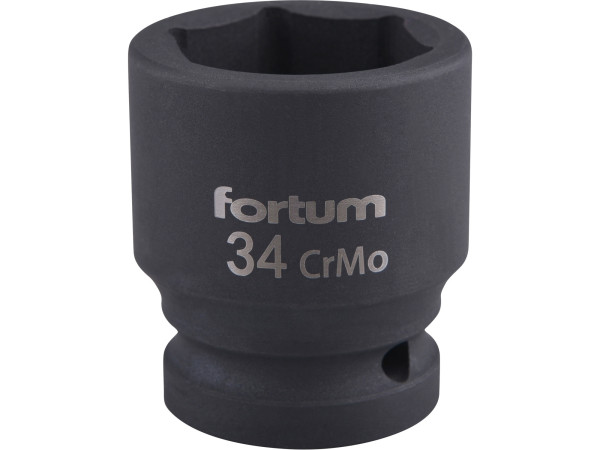Fortum 4703034 hlavice nástrčná rázová, 34mm, L 57mm