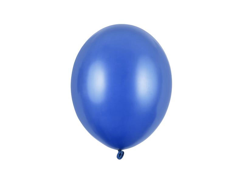 Balónek metalický modrý, 27 cm