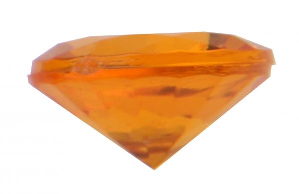 Dekorační malé diamanty oranžové, 50 ks
