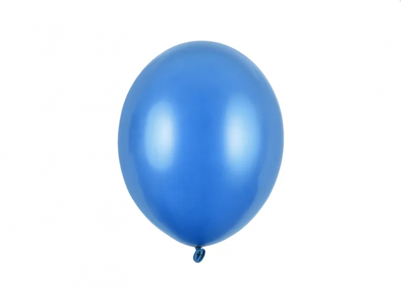 Balónek metalický tmavě modrý, 27 cm
