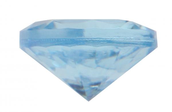 Dekorační malé diamanty modré, 50 ks