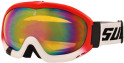 Brýle sjezdové SULOV FREE, dvojsklo, červené