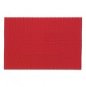 Prostírání PLATO, polyvinyl, červené 45x30cm