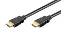 Kabel propojovací HDMI 1.4 HDMI (M) - HDMI (M), 1,5m, zlacené konektory