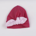 Dívčí čepička turban New Baby For Girls stripes 80 (9-12m)