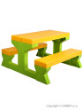 Dětský zahradní nábytek - Stůl a lavičky