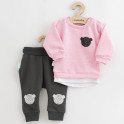 Kojenecká souprava tričko a tepláčky New Baby Brave Bear ABS růžová 74 (6-9m)