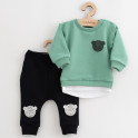 Kojenecká souprava tričko a tepláčky New Baby Brave Bear ABS zelená 86 (12-18m)