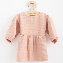Kojenecké mušelínové šaty New Baby Comfort clothes růžová 62 (3-6m)