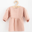Kojenecké mušelínové šaty New Baby Comfort clothes růžová 68 (4-6m)