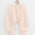 Kojenecké semiškové tepláčky New Baby Suede clothes světle růžová 68 (4-6m)