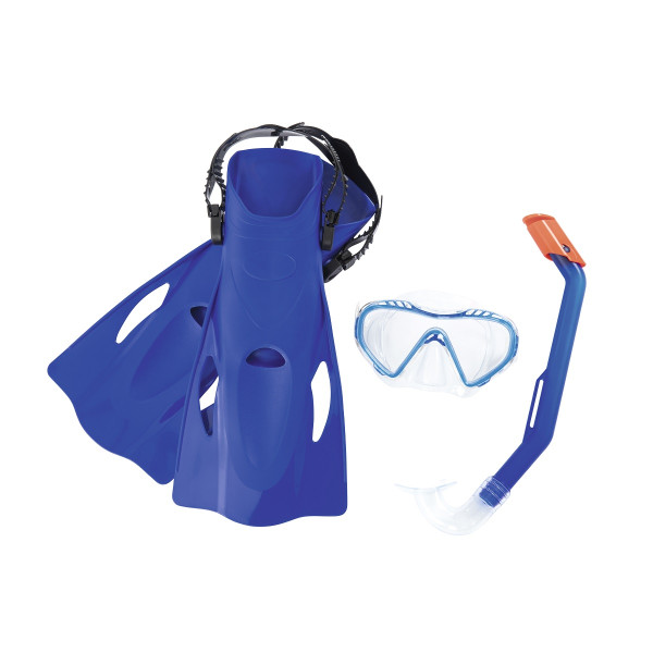 Potápěčský set BESTWAY Hydro Swim 25025 s ploutvemi - modrý
