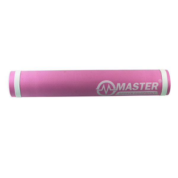 Podložka na cvičení MASTER Yoga EVA 4 mm - 173 x 60 cm - růžová
