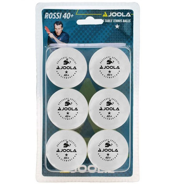 Míčky na stolní tenis JOOLA Rossi * 6 ks - bílé