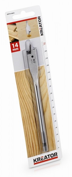 Kreator KRT010805 - Plochý vrták do dřeva 14 x 152 mm