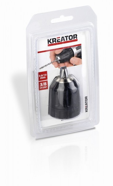 Kreator KRT014002 - Rychloupínací sklíčidlo 0.8-10 mm 3/8