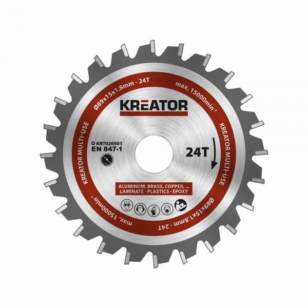 Kreator KRT020501 - Pilový kotouč univerzální 89mm, 24T