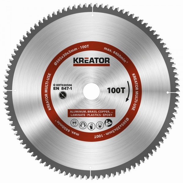 Kreator KRT020506 - Pilový kotouč univerzální 305mm, 100T
