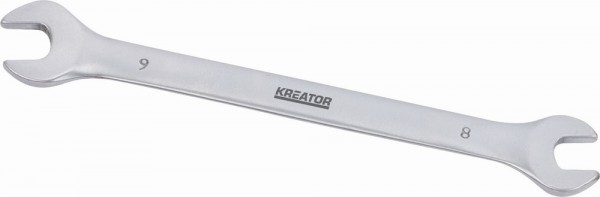 Kreator KRT501002 - Oboustranný klíč otevřený 8x9 -130mm