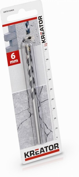 Kreator KRT010404 - Vrták do betonu 6x100 mm