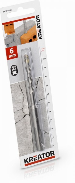 Kreator KRT010903 - Vrták SDS PLUS do betonu 6x110 mm
