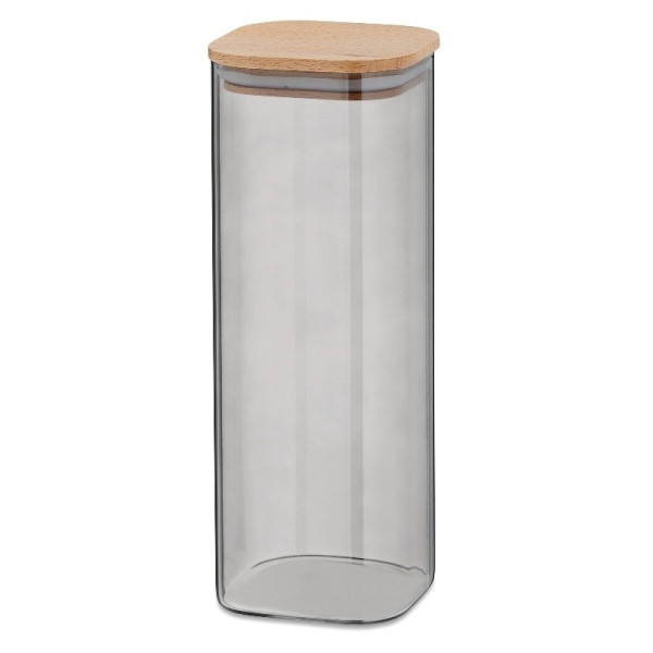 Dóza skladovací sklo / dřevo NEA 2 l