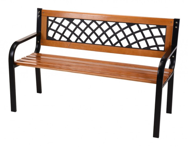 PROGARDEN Zahradní lavice dřevěná PALISANDR 118 x 50 x 75 cm