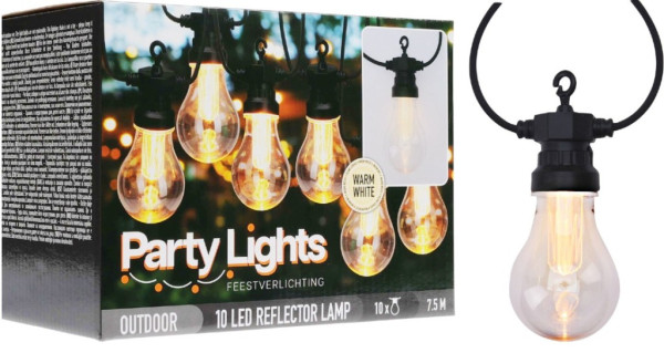 Světelný řetěz venkovní LED PARTY 10 žárovek