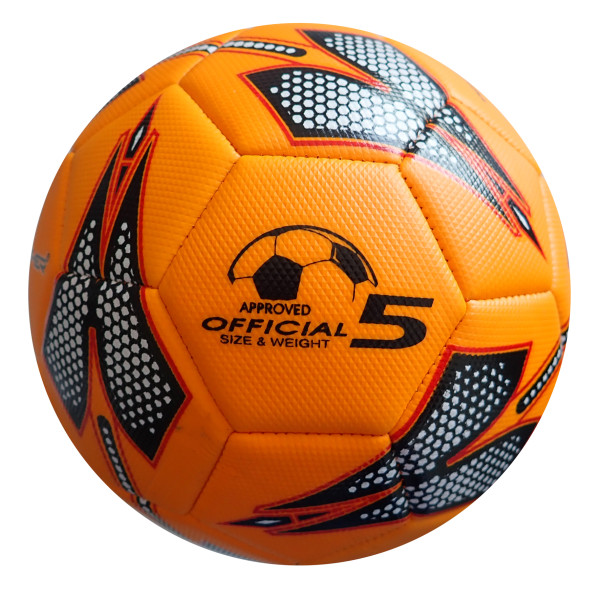 KUBIsport 04-K5/1K-OR K5/1K Kopací míč velikost 5 - oranžový