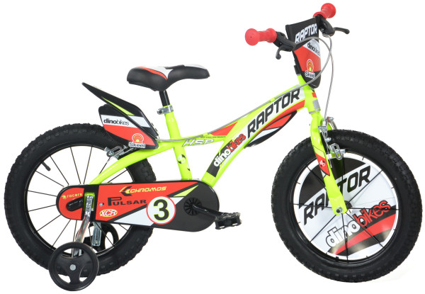 KUBIsport 05-CSK5143K-ZL Dino bikes 614 Raptor žlutá 14