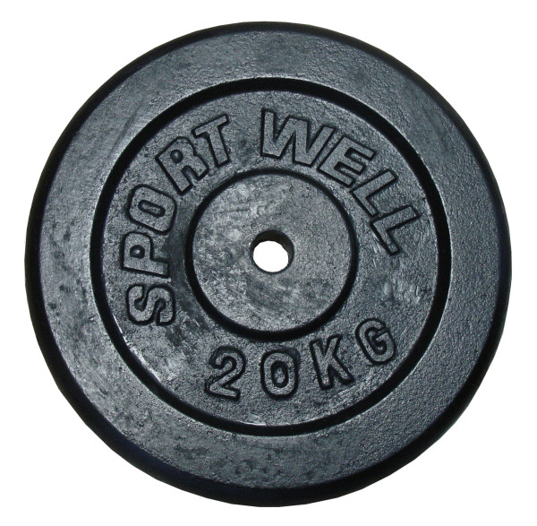 KUBIsport 05-CW20K-25 litina 20kg - 25mm