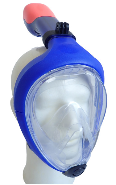 KUBIsport 05-P1501SK-MO Celoobličejová potápěčská maska junior - modrá