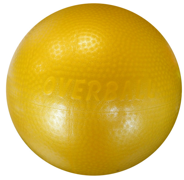 KUBIsport 05-S3220K-ZL Míč Overball 23 cm žlutý