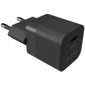 Mini adapter,USB-C, 25W, černý FIXED