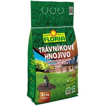 Hnojivo Agro  Floria trávníkové s odpuzujícím účinkem proti krtkům 2.5 kg